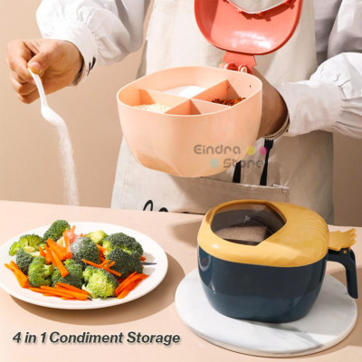 4 in 1 Condiment Storage